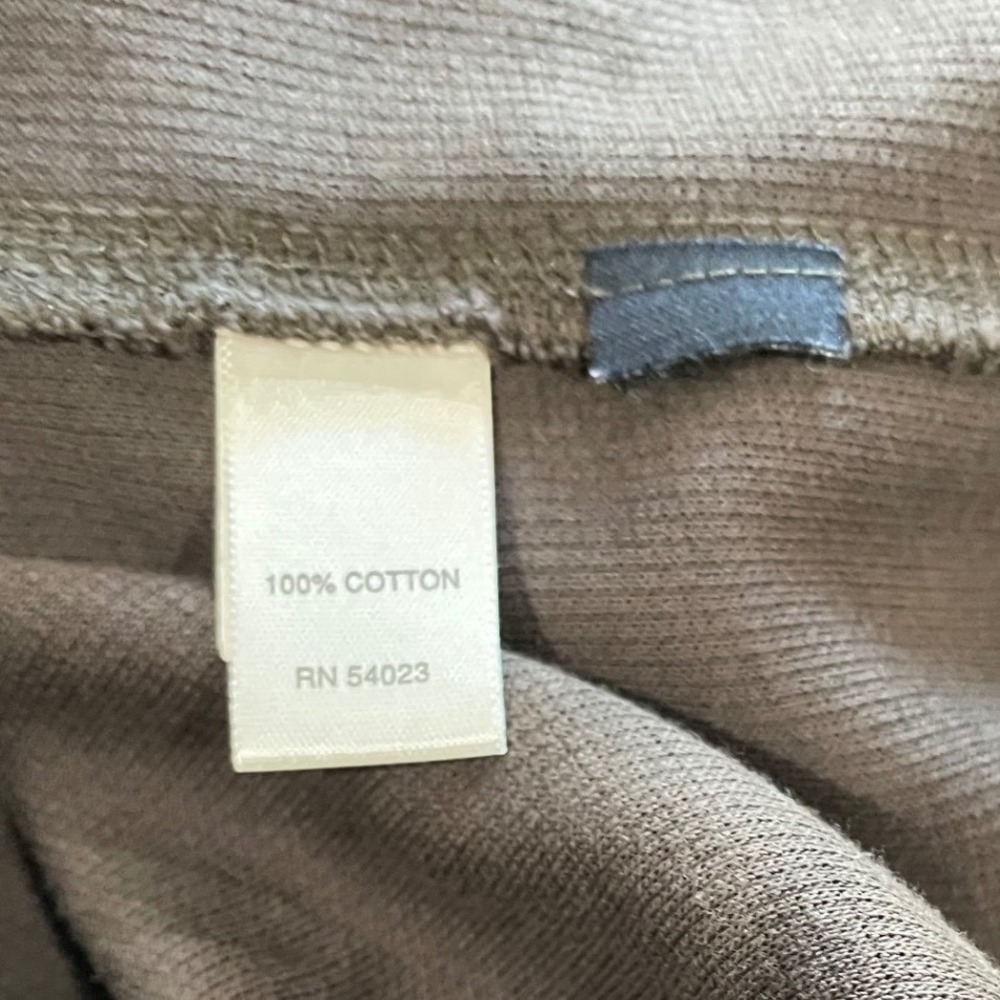 Banana Republic Brown 100% Cotton Quarter Zip Ribbed Pullover Sweater Womens S - Picture 7 of 7